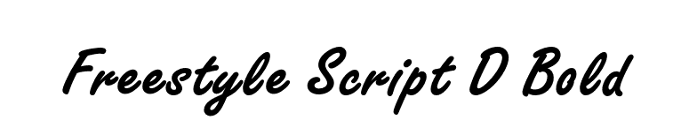 Freestyle Script D Bold font preview