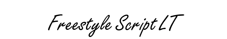 Freestyle Script LT font preview