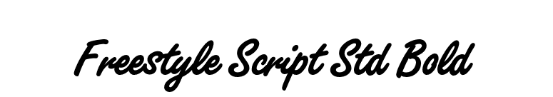 Freestyle Script Std Bold font preview