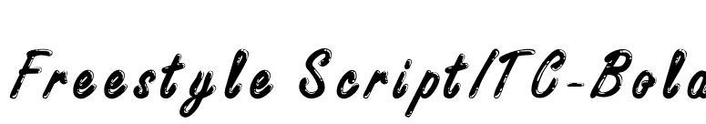 Freestyle ScriptITC-Bold font preview