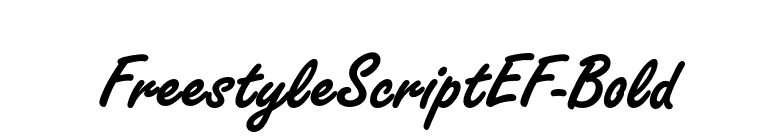 FreestyleScriptEF-Bold font preview