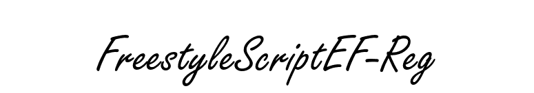 FreestyleScriptEF-Reg font preview