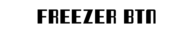 Freezer BTN font preview