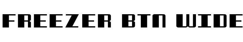 Freezer BTN Wide font preview