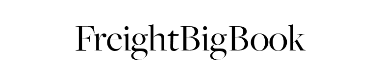 FreightBigBook font preview