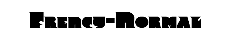 Frency-Normal font preview