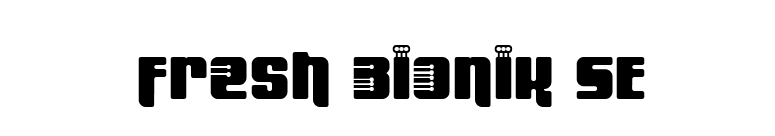 Fresh Bionik SE font preview