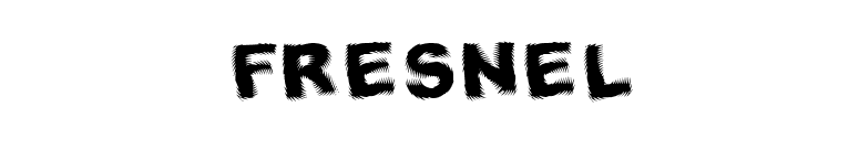 Fresnel font preview
