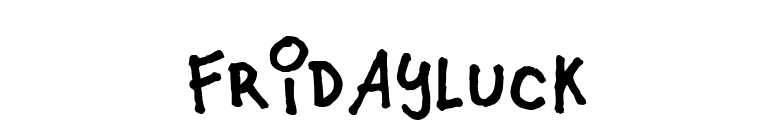 Fridayluck font preview