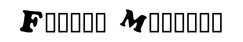 Fridge Magnets font preview