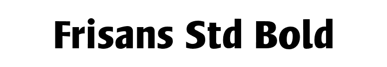 Frisans Std Bold font preview
