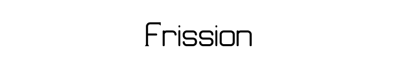 Frission font preview