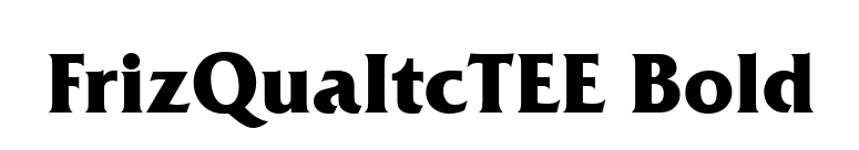 FrizQuaItcTEE Bold font preview