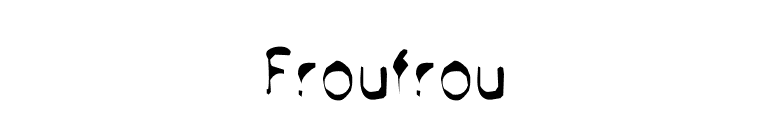 Froufrou font preview