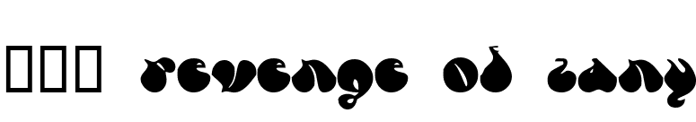 FSO revenge of zany font preview