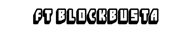 FT Blockbusta font preview