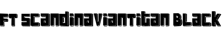 FT ScandinavianTitan Black font preview