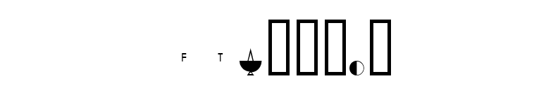 FTSymbol font preview
