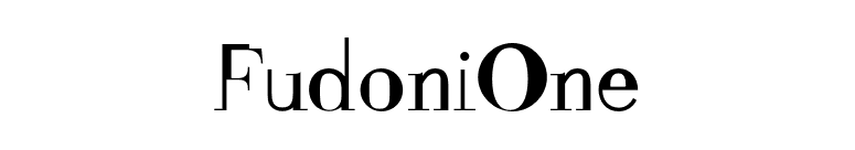FudoniOne font preview