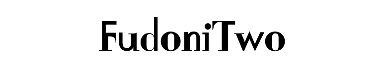 FudoniTwo font preview