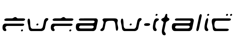 Fufanu-Italic font preview