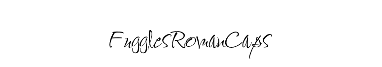 FugglesRomanCaps font preview