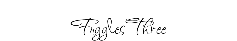 FugglesThree font preview