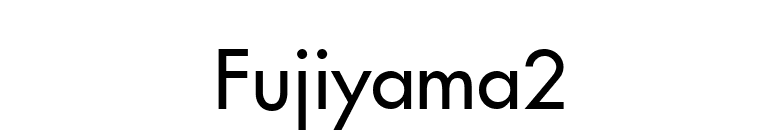 Fujiyama2 font preview