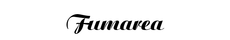 Fumarea font preview