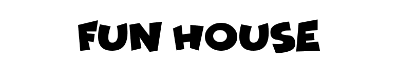 Fun House font preview