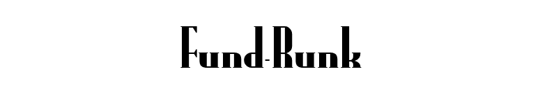 Fund-Runk font preview