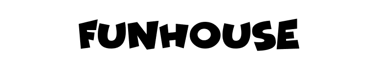 Funhouse font preview