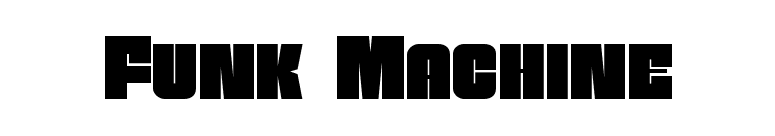 Funk Machine font preview