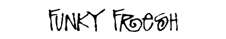 Funky Fresh font preview