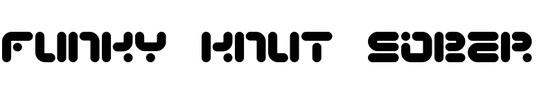 Funky Knut Sober font preview