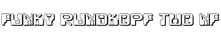 Funky Rundkopf Two NF font preview