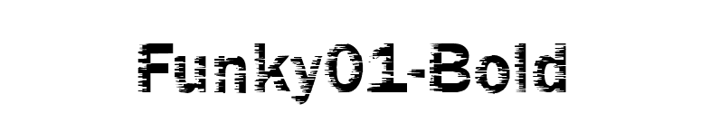 Funky01-Bold font preview