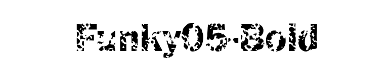 Funky05-Bold font preview