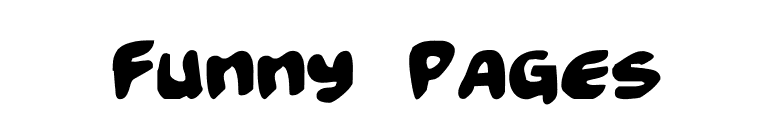 Funny Pages font preview