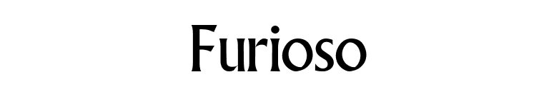 Furioso font preview
