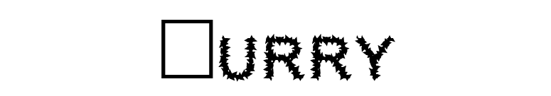 Furry font preview