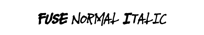FUSE normal Italic font preview