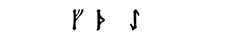 Futhark font preview