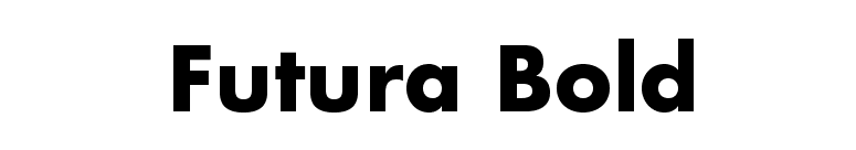 futura bold typeface