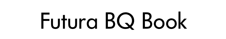 Futura BQ Book font preview