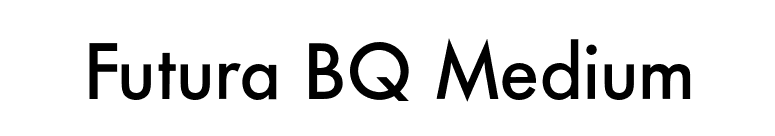 Futura BQ Medium font preview