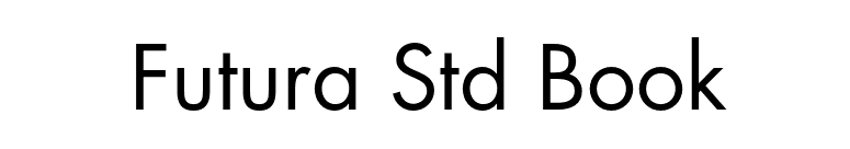 Futura Std Book font preview