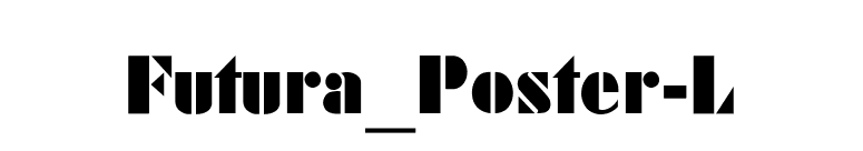 Futura_Poster-L font preview