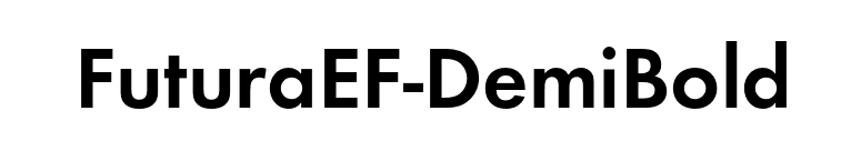 FuturaEF-DemiBold font preview