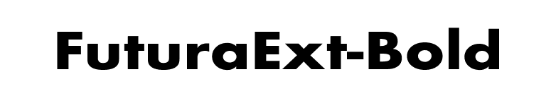 FuturaExt-Bold font preview